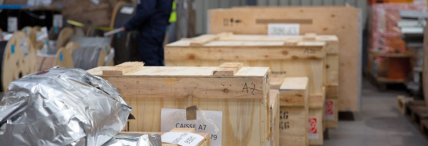 emballage industriel en bois