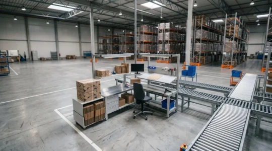 Organisation optimale d'une zone de colisage dans un entrepôt logistique moderne